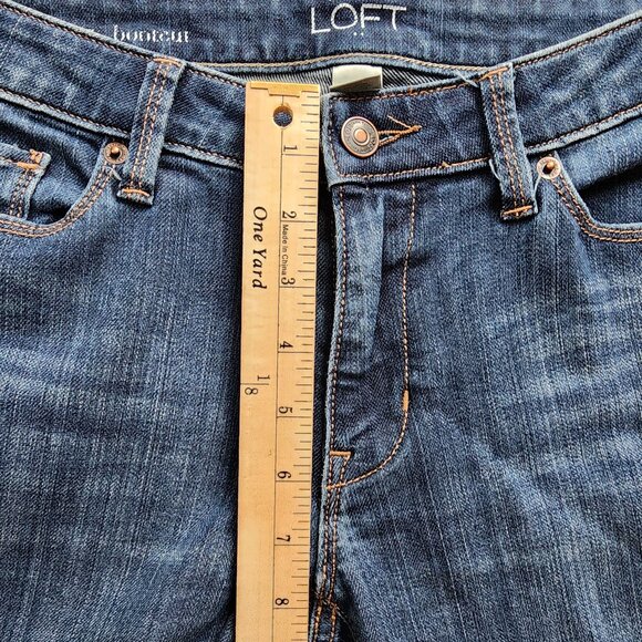 LOFT Curvy Medium Wash Bootcut Jeans Size 6 - Picture 10 of 16